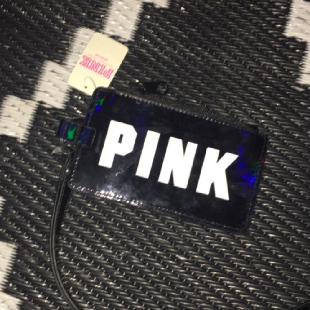🌺NWT-VS Pink ID Holder and Lanyard🌺